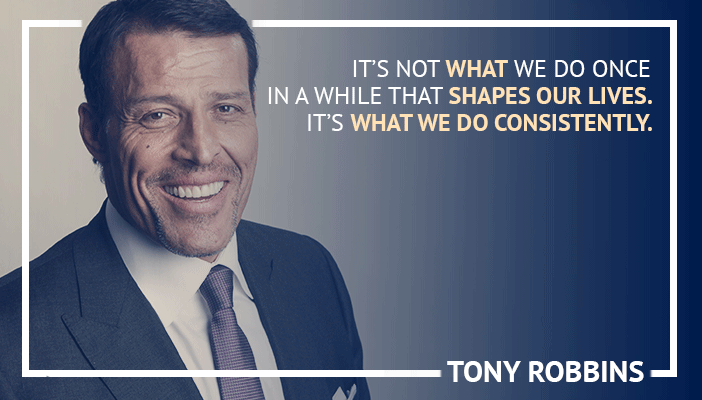 Citas de trading inspiradoras de Tony Robbins