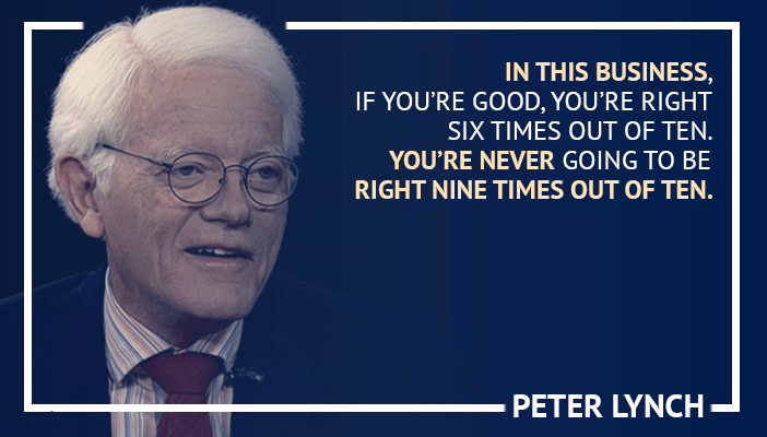 Citas de trading inspiradoras de Peter Lynch