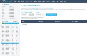 CryptoTalk-Kampagnenseite