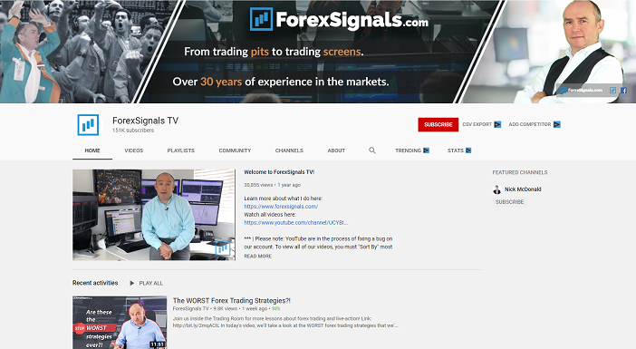 forexsignals tv youtube