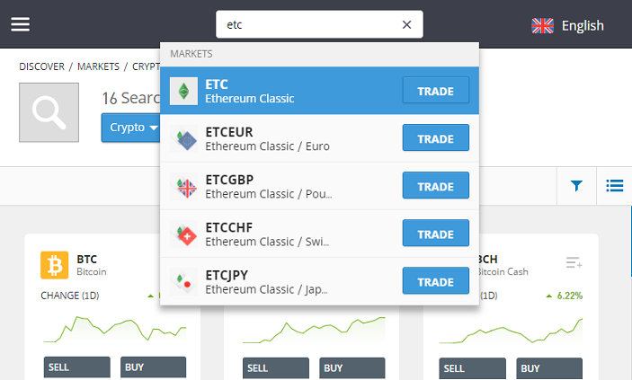 invertir en preu ethereum classic, etc.