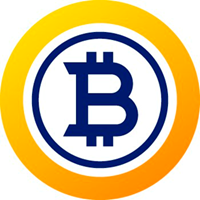 logotipo de bitcoin oro, btg