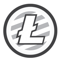 logotipo de litecoin, ltc