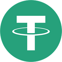 logotipo de atadura, usdt