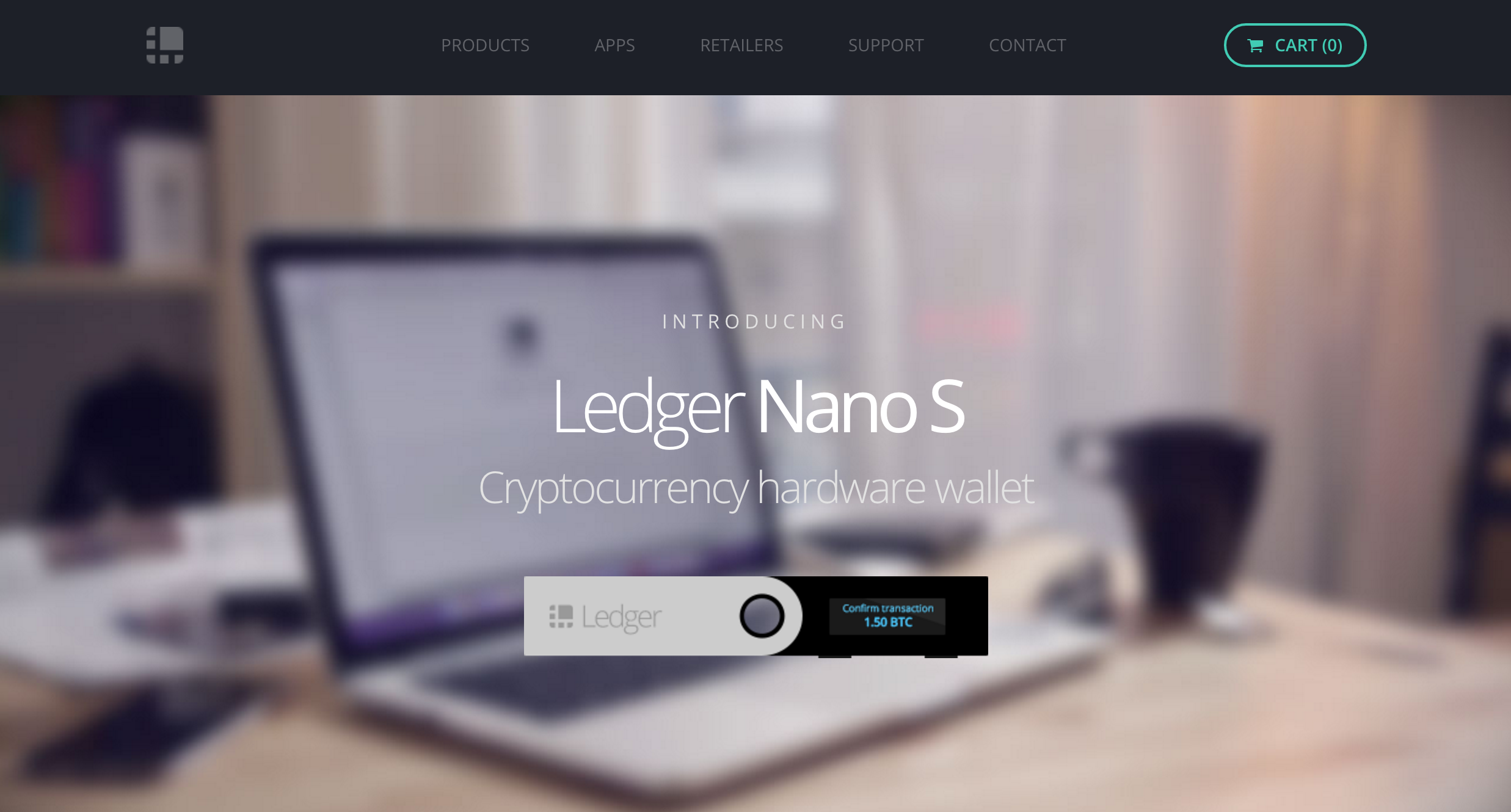 Ledger Nano s Brieftasche